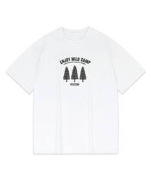 ワイルドキャンプ オーバーサイズ 半袖Tシャツ [ホワイト]