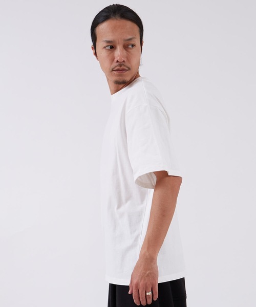 improves(インプローブス)の「コーマ天竺 半袖Tシャツ(Tシャツ/カットソー・メンズ・ホワイト/ブラック・LARGE/MEDIUM)」の4枚目の写真