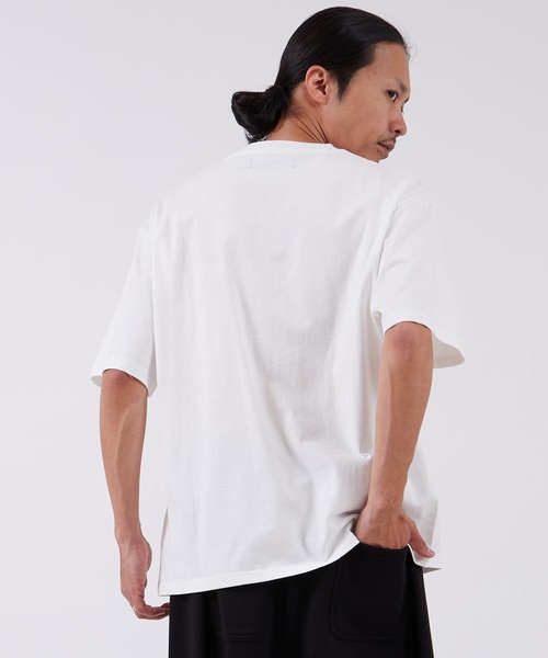 improves(インプローブス)の「コーマ天竺 半袖Tシャツ(Tシャツ/カットソー・メンズ・ホワイト/ブラック・LARGE/MEDIUM)」の5枚目の写真