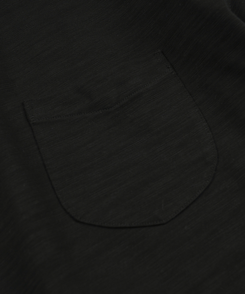 FRIZMWORKS(フリズムワークス)の「SLUB HENLEY NECK L/S TEE _ BLACK(Tシャツ/カットソー・メンズ・その他・SMALL/MEDIUM/LARGE/X-LARGE)」の4枚目の写真