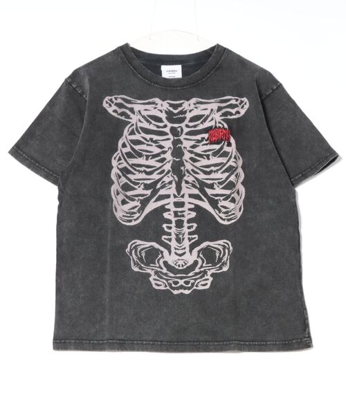 8(eight)(エイト)の「ボーン刺繍ロゴ半袖Tシャツ(Tシャツ/カットソー・メンズ・グリーン系その他/ブラック系その他/ブラック・MEDIUM/LARGE/SMALL)」の2枚目の写真