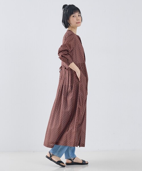 collex（コレックス）の「シアードットワンピース（ワンピース・レディース・ブラウン/ブラック・フリー）」の6枚目の写真