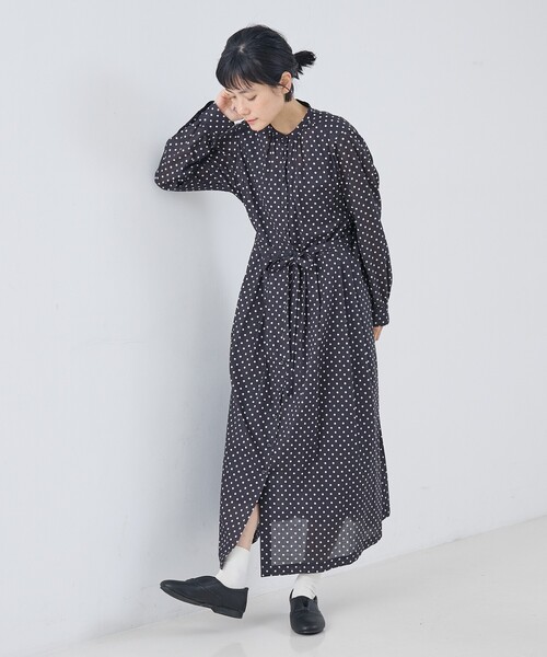 collex（コレックス）の「シアードットワンピース（ワンピース・レディース・ブラウン/ブラック・フリー）」の9枚目の写真