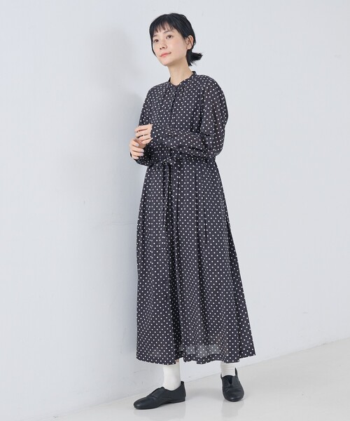 collex（コレックス）の「シアードットワンピース（ワンピース・レディース・ブラウン/ブラック・フリー）」の10枚目の写真