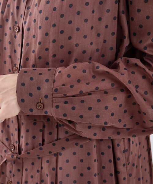 collex（コレックス）の「シアードットワンピース（ワンピース・レディース・ブラウン/ブラック・フリー）」の21枚目の写真