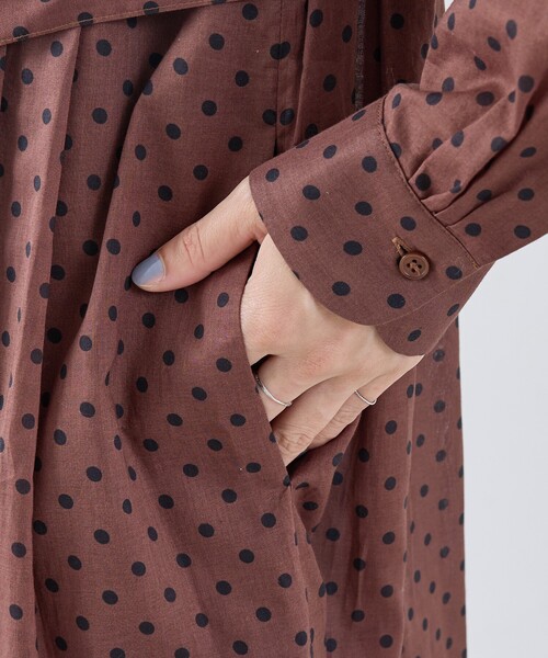 collex（コレックス）の「シアードットワンピース（ワンピース・レディース・ブラウン/ブラック・フリー）」の22枚目の写真