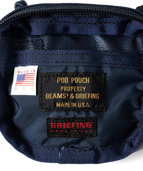 BEAMS PLUS(ビームスプラス)の「【別注】BRIEFING / POD POUCH(トートバッグ・メンズ・グリーン系その他4/ブラック/ネイビー・ONE SIZE)」の14枚目の写真