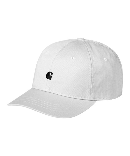 Carhartt WIP（カーハートダブリューアイピー）の「Carhartt WIP MADISON LOGO CAP（カーハートワークインプログレス マディソン ロゴ キャップ）（キャップ・メンズ・ベージュ系/ブラック系/ブルー系/ホワイト系/パープル系・ONE SIZE）」の2枚目の写真