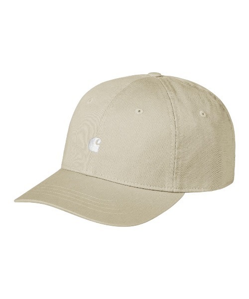 Carhartt WIP（カーハートダブリューアイピー）の「Carhartt WIP MADISON LOGO CAP（カーハートワークインプログレス マディソン ロゴ キャップ）（キャップ・メンズ・ベージュ系/ブラック系/ブルー系/ホワイト系/パープル系・ONE SIZE）」の3枚目の写真