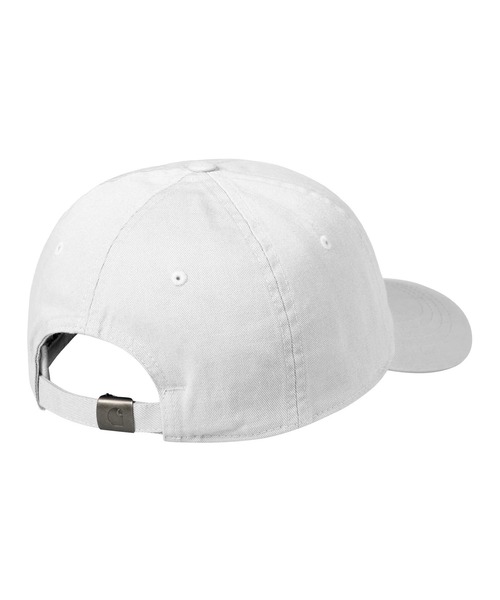 Carhartt WIP（カーハートダブリューアイピー）の「Carhartt WIP MADISON LOGO CAP（カーハートワークインプログレス マディソン ロゴ キャップ）（キャップ・メンズ・ベージュ系/ブラック系/ブルー系/ホワイト系/パープル系・ONE SIZE）」の6枚目の写真