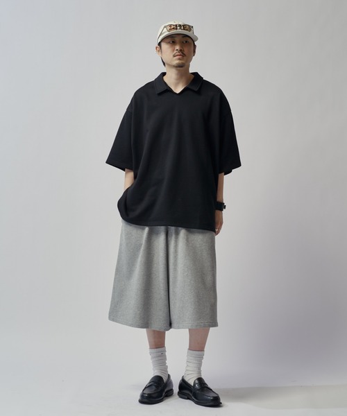 Lui's(ルイス)の「【WEB限定】ワイドボリュームスウェットショーツ(その他パンツ・メンズ・グレー/ブラック・FREE)」の17枚目の写真