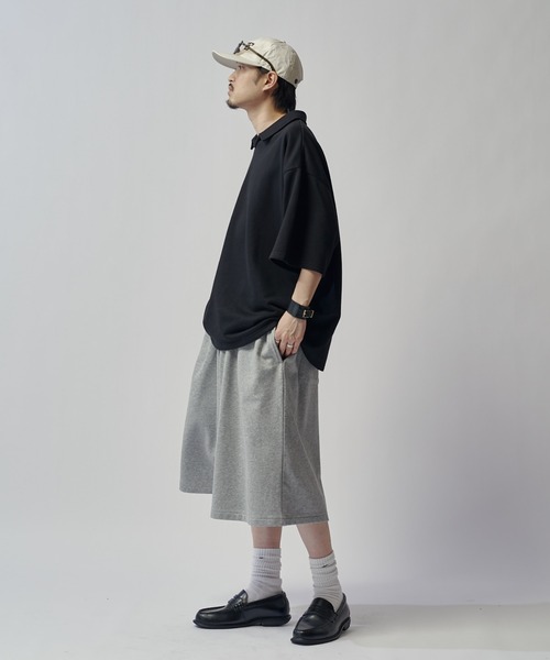 Lui's(ルイス)の「【WEB限定】ワイドボリュームスウェットショーツ(その他パンツ・メンズ・グレー/ブラック・FREE)」の19枚目の写真