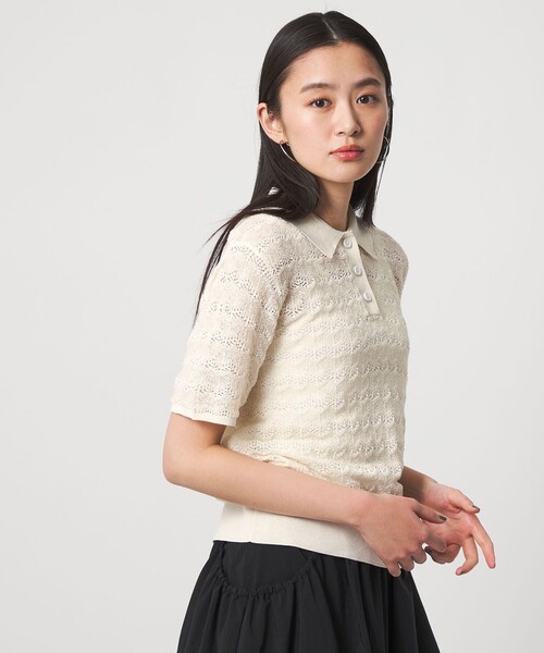 CITEN＞レースポロニット（ポロシャツ）｜CITEN（シテン）の