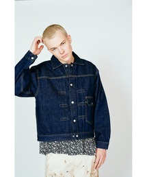 PENNEYS（ぺニーズ）の「PENNEY'S FOREMOST ぺニーズフォアモスト / 40S PLEATS JACKET（デニムジャケット）」