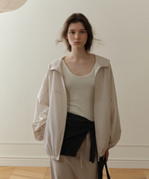 FOR YOUR EYES ONLY（フォー ユア アイズ オンリー）の「Mode Hoodie Wind Jacket (Cream)（その他アウター）」