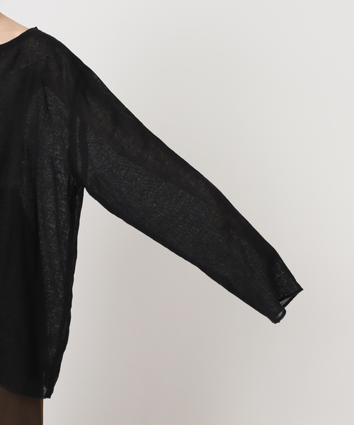 CITYSHOP（シティーショップ）の「《追加》ASA/C BIO WASH PULLOVER：ブラウス（シャツ/ブラウス・レディース・ブラック/ホワイト/グリーン・FREE）」の17枚目の写真