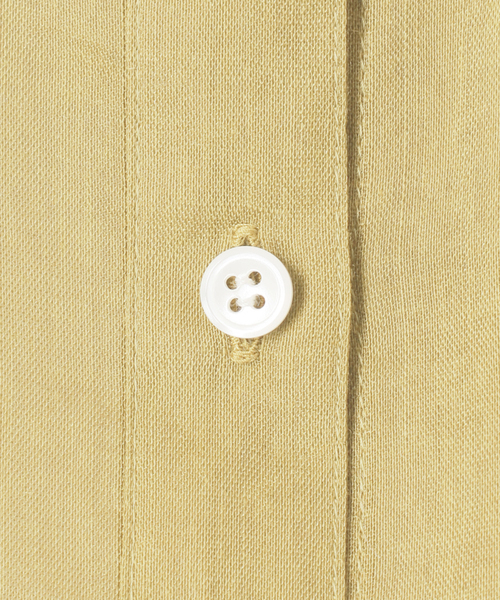Spick & Span（スピックアンドスパン）の「《セットアップ可 / 》ラミーブレンドフレンチスリーブシャツ（シャツ/ブラウス・レディース・イエロー/ベージュ系その他/ブラウン・FREE）」の20枚目の写真