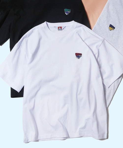 BEN DAVIS（ベンデイビス）の「【WEB限定】BEN DAVIS CAR EMBRO TEE/ベンデイビス 刺繍 Tシャツ リサイクルコットン混 ユニセックス（Tシャツ/カットソー・メンズ・ブラック/アッシュグレー/コーラル/ベージュ/ホワイト・MEDIUM/LARGE/X-LARGE）」の2枚目の写真