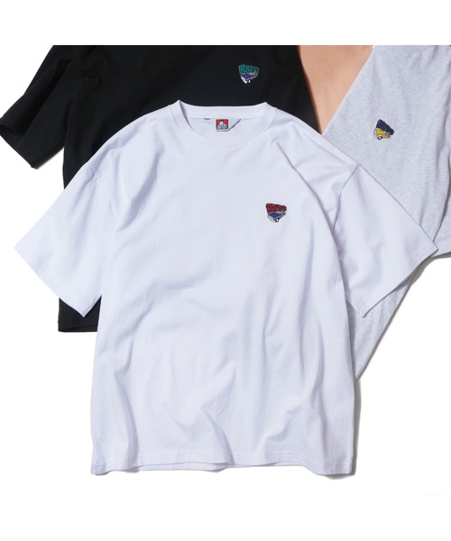BEN DAVIS（ベンデイビス）の「【WEB限定】BEN DAVIS CAR EMBRO TEE/ベンデイビス 刺繍 Tシャツ リサイクルコットン混 ユニセックス（Tシャツ/カットソー・メンズ・ブラック/アッシュグレー/コーラル/ベージュ/ホワイト・MEDIUM/LARGE/X-LARGE）」の8枚目の写真