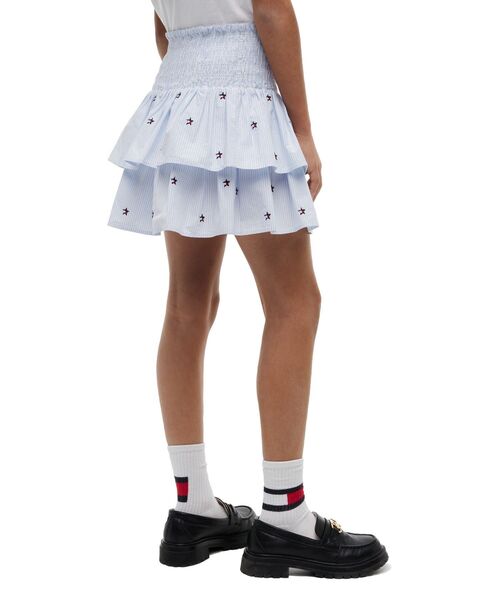 TOMMY HILFIGER（トミーヒルフィガー）の「GIRLS スターストライプスカート（スカート・キッズ・ライトブルー・140cm/150cm/160cm/130cm）」の4枚目の写真