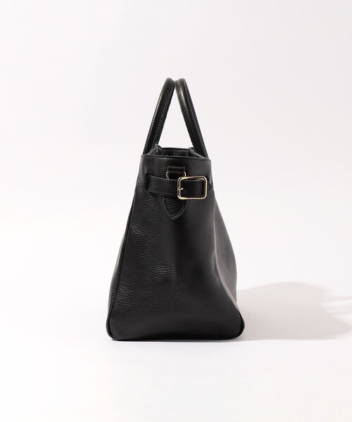 YOUNG&OLSEN The DRYGOODS STORE（ヤングアンドオルセン）の「YOUNG & OLSEN EMBOSSED LEATHER BELTED バッグ（トートバッグ・レディース・ベージュ/ブラック・FREE）」の7枚目の写真