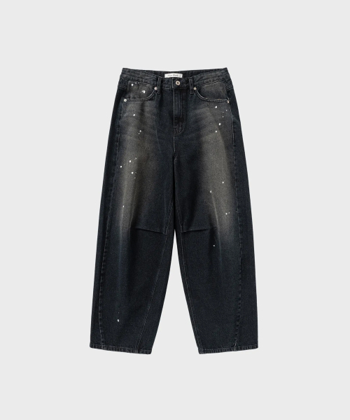 NONBLANK(ノンブランク)の「ワイドカーブデニムパンツ_INDIGO(その他パンツ・メンズ・ダークネイビー・MEDIUM/LARGE/X-LARGE)」の1枚目の写真