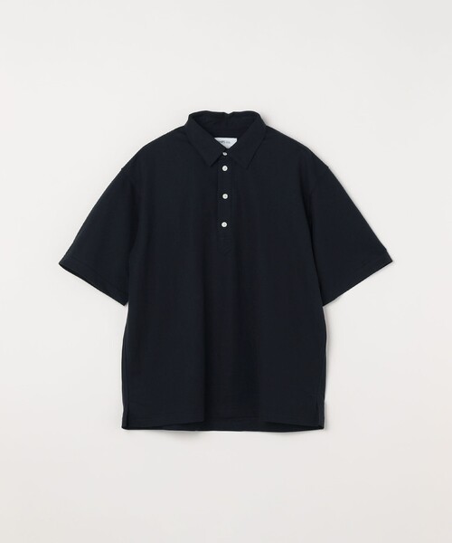 SHIPS any(シップス エニィ)の「SHIPS any:〈接触冷感/ストレッチ〉360° THE CIRCLE STRETCH リネン ミックス ポロシャツ(セットアップ対応)◇(ポロシャツ・メンズ・カーキ/ブラック/ネイビー・LARGE/MEDIUM/SMALL/X-LARGE)」の9枚目の写真