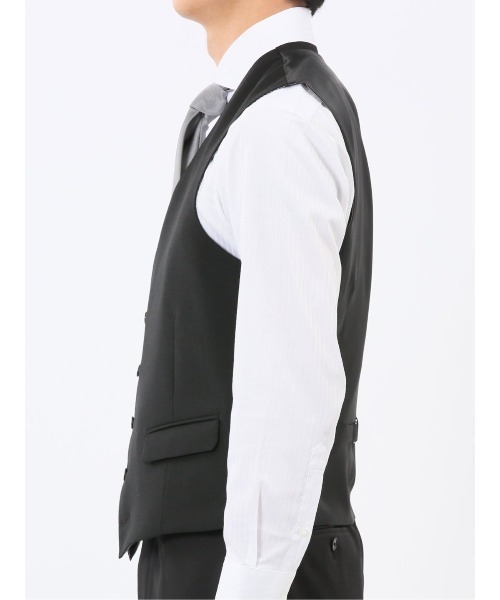TAKA-Q(タカキュー)の「【フォーマル リバーシブル】タカキュー ジレ ベスト(スーツベスト・メンズ・ライトグレー・S/MEDIUM/LARGE/X-LARGE/3L)」の9枚目の写真