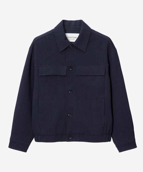 MINDBRIDGE（マインドブリッジ）の「[COUTURE]ポケット半ブルゾン（ブルゾン・メンズ・ダークネイビー・95/100/105/110）」の3枚目の写真