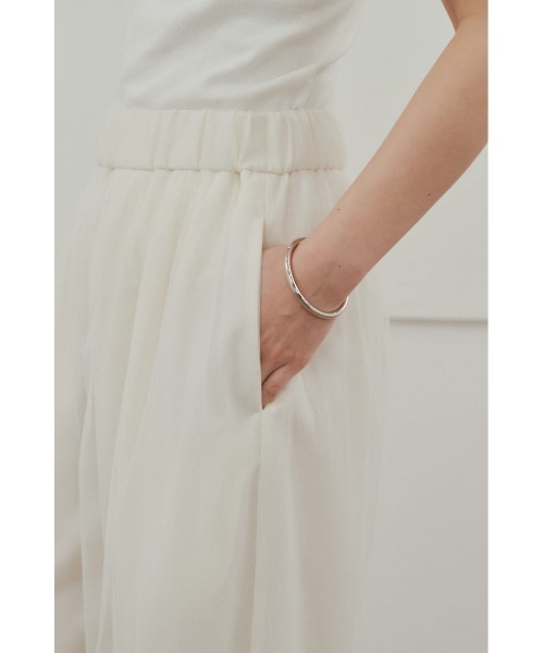 STYLEMIXER（スタイルミキサー）の「シアーレイヤードリラックスパンツ（その他パンツ・レディース・ブラック/ホワイト・SMALL/MEDIUM）」の20枚目の写真