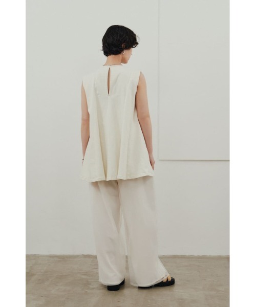 STYLEMIXER（スタイルミキサー）の「シアーレイヤードリラックスパンツ（その他パンツ・レディース・ブラック/ホワイト・SMALL/MEDIUM）」の15枚目の写真