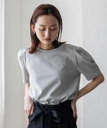 VitaFelice（ヴィータフェリーチェ）の「UVカット＆接触冷感パフスリーブ半袖Tシャツ 汗染み防止加工（Tシャツ/カットソー）」