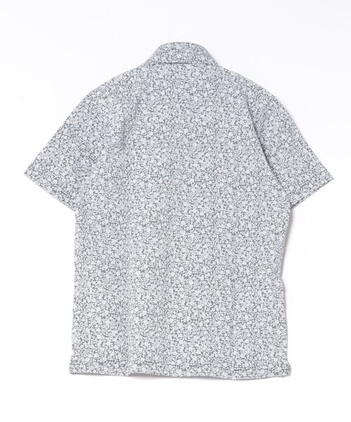 TOKYO SHIRTS(トウキョウシャツ)の「フラワープリント ポロシャツ(ポロシャツ・メンズ・グレー・XL/LL/L/M)」の2枚目の写真