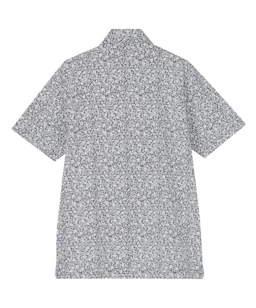 TOKYO SHIRTS(トウキョウシャツ)の「フラワープリント ポロシャツ(ポロシャツ・メンズ・グレー・XL/LL/L/M)」の7枚目の写真