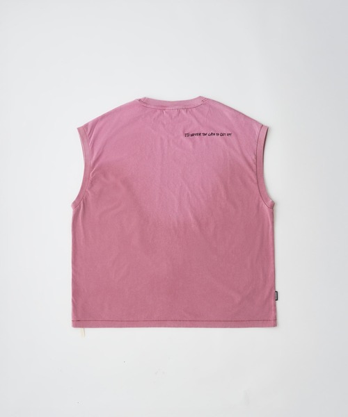 ADAM PATEK(アダムパテック)の「【ADAM PATEK/アダムパテック】gallagher sleeveless(Tシャツ/カットソー・メンズ・ピンク/グリーン/ホワイト/ブラック・1/2)」の14枚目の写真