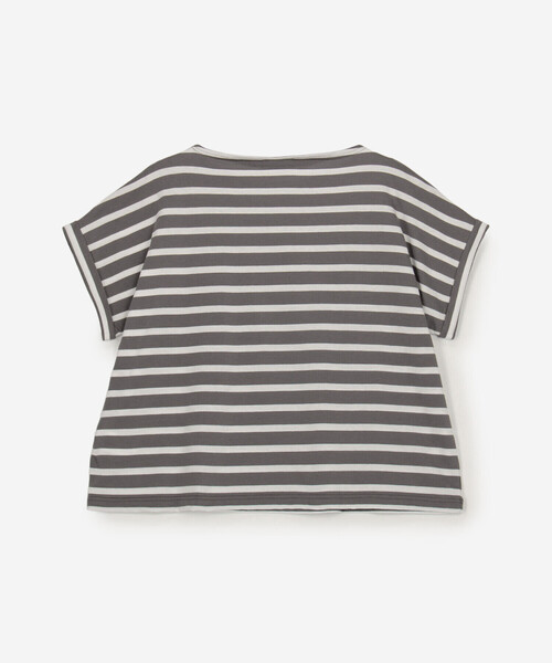 ORCIVAL(オーシバル)の「ORCIVAL | コットンレジェ ボートネック 半袖Tシャツ WOMEN(Tシャツ/カットソー・レディース・グレー系その他2/ブルー系その他/グレー系その他・1)」の5枚目の写真