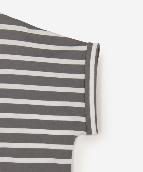 ORCIVAL(オーシバル)の「ORCIVAL | コットンレジェ ボートネック 半袖Tシャツ WOMEN(Tシャツ/カットソー・レディース・グレー系その他2/ブルー系その他/グレー系その他・1)」の7枚目の写真
