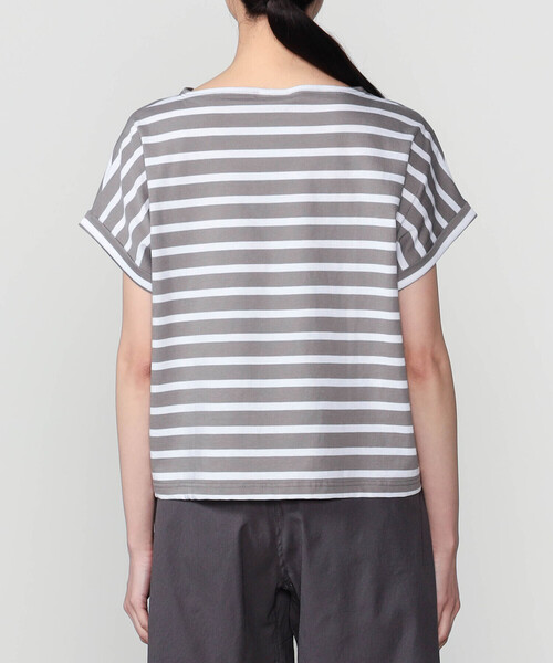 ORCIVAL(オーシバル)の「ORCIVAL | コットンレジェ ボートネック 半袖Tシャツ WOMEN(Tシャツ/カットソー・レディース・グレー系その他2/ブルー系その他/グレー系その他・1)」の12枚目の写真