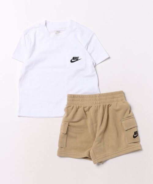 NIKE/ナイキ NKB PKT TEE FT SHORT SET 76N041-X3E（セットアップ
