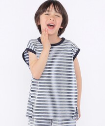 SHIPS | SHIPS KIDS:100~130cm / ジャカード ノースリーブ カットソー(ニット/セーター)