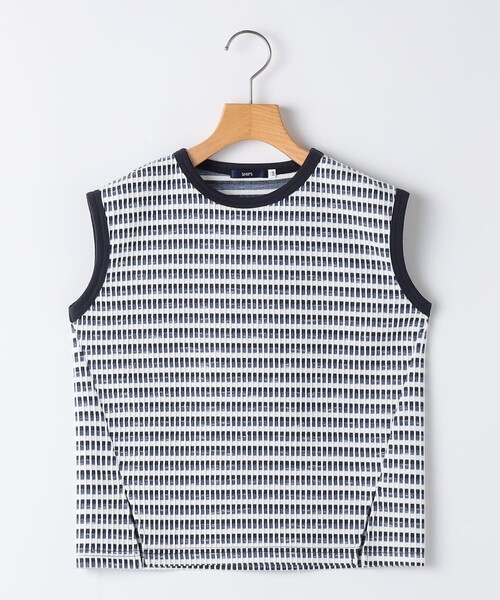 SHIPS（シップス）の「SHIPS KIDS:100～130cm / ジャカード ノースリーブ カットソー（ニット/セーター・キッズ・ネイビー/ブラウン・130/120/110/100）」の15枚目の写真