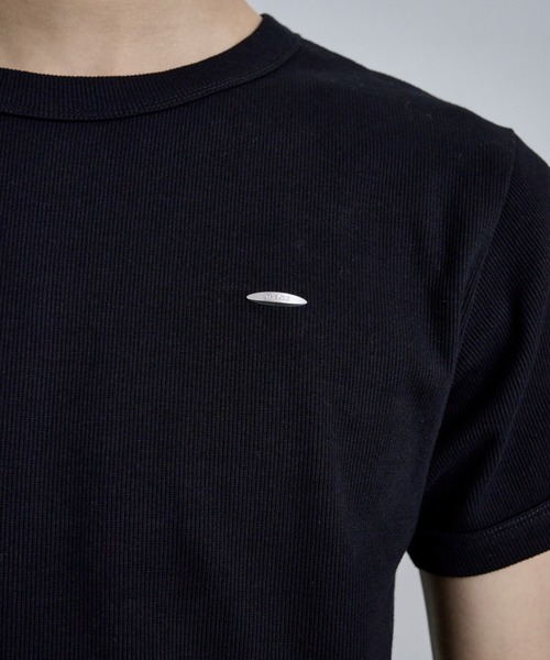 THE CLE(ザクレ)の「TIGHT RIB T-SHIRTS / タイトリブTシャツ(Tシャツ/カットソー・メンズ・ブラック/グレー・2/1)」の7枚目の写真