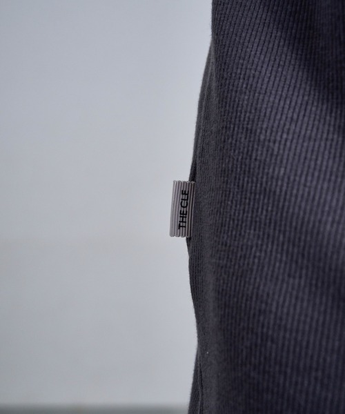 THE CLE(ザクレ)の「TIGHT RIB T-SHIRTS / タイトリブTシャツ(Tシャツ/カットソー・メンズ・ブラック/グレー・2/1)」の12枚目の写真