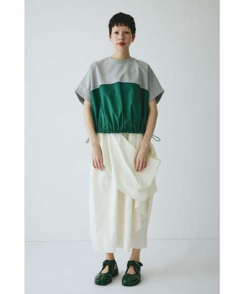 HeRIN.CYE(ヘリンドットサイ)の「Docking big tops / ドッキングビックトップス(Tシャツ/カットソー・レディース・ネイビー/ホワイト/グレー・FREE)」の4枚目の写真