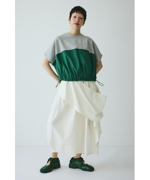 HeRIN.CYE(ヘリンドットサイ)の「Docking big tops / ドッキングビックトップス(Tシャツ/カットソー・レディース・ネイビー/ホワイト/グレー・FREE)」の17枚目の写真