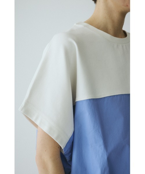 HeRIN.CYE(ヘリンドットサイ)の「Docking big tops / ドッキングビックトップス(Tシャツ/カットソー・レディース・ネイビー/ホワイト/グレー・FREE)」の15枚目の写真