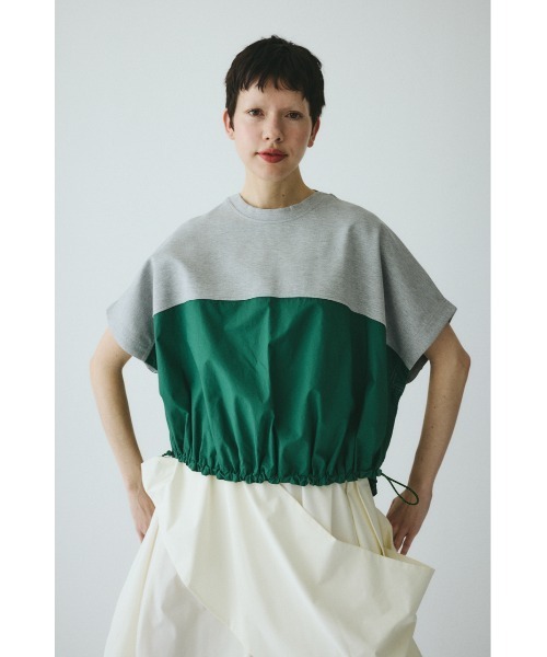 HeRIN.CYE(ヘリンドットサイ)の「Docking big tops / ドッキングビックトップス(Tシャツ/カットソー・レディース・ネイビー/ホワイト/グレー・FREE)」の16枚目の写真