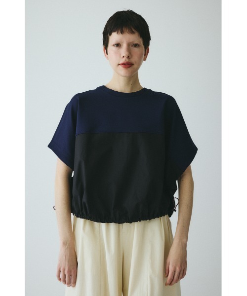 HeRIN.CYE(ヘリンドットサイ)の「Docking big tops / ドッキングビックトップス(Tシャツ/カットソー・レディース・ネイビー/ホワイト/グレー・FREE)」の21枚目の写真