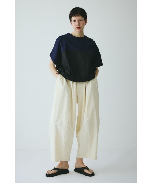 HeRIN.CYE(ヘリンドットサイ)の「Docking big tops / ドッキングビックトップス(Tシャツ/カットソー・レディース・ネイビー/ホワイト/グレー・FREE)」の6枚目の写真