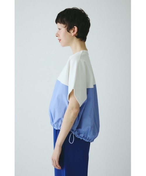 HeRIN.CYE(ヘリンドットサイ)の「Docking big tops / ドッキングビックトップス(Tシャツ/カットソー・レディース・ネイビー/ホワイト/グレー・FREE)」の10枚目の写真